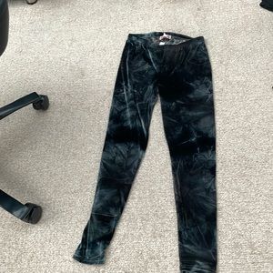 Velour leggings worn 2 times